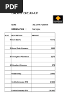 Salary Break-Up: Designation: Surveyor