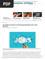 41.26 Lakh New Jobs Created During Sept.