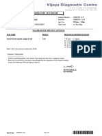 Laboratory Test Report: Male 59 Years