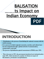 Globalisation and Its Impact On Indian Economy