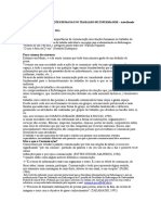 Comunicação e Relações Humanas No Trabalho de Enfermagem