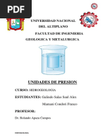 Unidades de Presion Informe