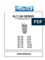 DLT-100 Serie UPS User Manual