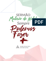 Sermao Mutirao de Natal 2017