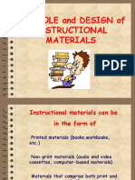 The Role and Design of Instructional Materials