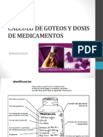 Cã-Lculo de Goteos y Dosis de Medicamentos