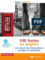 100 Fautes Anglaises