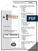 Practica de Axiologia - Lunes 25 de Junio - Solo para Area V