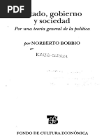 Bobbio, N. Estado, Gobierno y Sociedad (Cap. 3 Selección de Páginas)