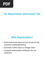 10 Depreciation and Income Tax