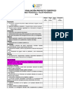 Pauta Evaluación Proyecto Cientifico