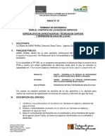 Terminos de Referencia Agrorural