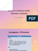 Bebês e Crianças Como Leitores e Autores