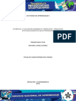 Evidencia 4 Plan de Mejoramiento Derechos y Principios