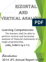 Horizontal and Vertical Analysis