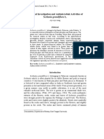 Chemical Investigation and Antimicrobial Activities Of: Sesbania Grandiflora L