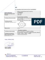 Calibration Certificate Basic 315