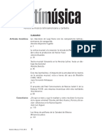 Boletín Música - Revista de Música Latinoamericana y Caribeña - #35, 2013 PDF