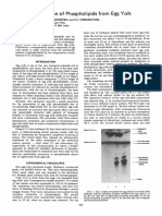 Selective Extraction of Phospholipids From Egg Yolk