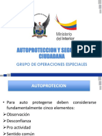 Autoproteccion y Seguridad Ciudadana 