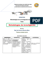 Metodologia de Investigacion Semana 09