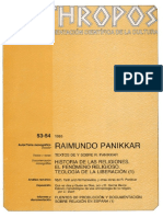 Raimundo Panikkar. Historia de Las Religiones - VV - Aa