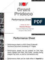 Performance Sheet Guide