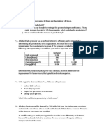 Problem Statements Chapter 1 - Productivity