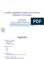 Process Capability Analysis and Process Analytical Technology