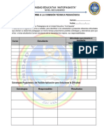 INFORME para El 1 y 2 Bimestre