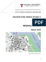 Architectural Design Studio V Arc 60306 - Module Outline - March 2018 Approved