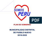 Plan de Trabajo Somos Peru - Pueblo Nuevo PDF