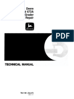 John Deere 670A & 672A Repair Manual (Motor Grader)