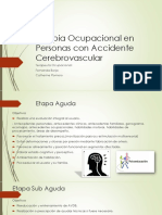 Terapia Ocupacional en Personas Con Accidente Cerebrovascular