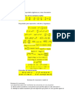 Tabla de Derivadas e Integrales