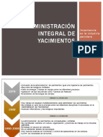 Administración Integral de Yacimientos