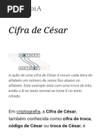 Cifra de César - Wikipédia, A Enciclopédia Livre