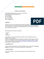 Electroplating Costs Calculation