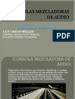 Consolas Mezcladoras de Audio PM