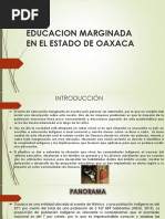 Educacion Marginada en El Estado de Oaxaca