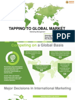 Tapping To Global Market