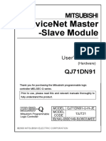 QJ71DN91 DeviceNet MasterSlave UserManual Hardware IB 0800149 B