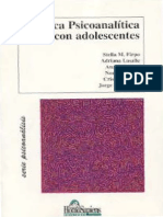 Firpo Et Al. (2000) - Clínica Psicoanalítica Con Adolescentes. Ed. Homo Sapiens