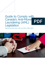 Guide To Comply With Canadas Anti-Money Laundering Legislation