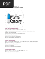 List of Pharmaceutical Companies in Mumbai