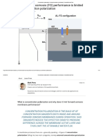 Concentration Polarization in Forward Osmosis Membranes - ForwardOsmosisTech