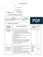 Sesion de Aprendizaje Los Determinantes 4to