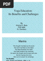 Yoga Education PPT Slides