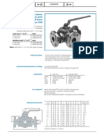 BAC SDB Ball Valves 3 or 4 Way Port Full Bore ANSI Class 150