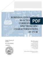 Robinson Annulation Reactions and Corresponding Spectroscopic Characterizations by Ft-Ir